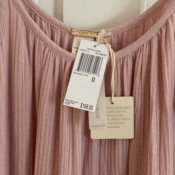 Magaschoni Pale Pink Sleeveless Midi Dress - Picture 6 of 9